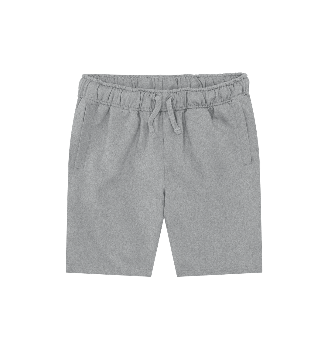 Athletic Grey Printed Mens Shorts