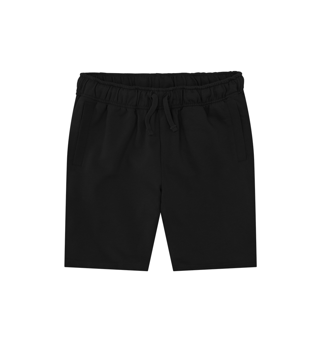 Black Printed Mens Shorts